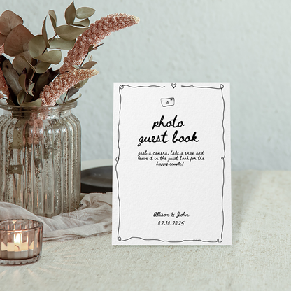 Wedding Stationery 12 Pack - Handdrawn Style - Canva Templates (4 Sizes)