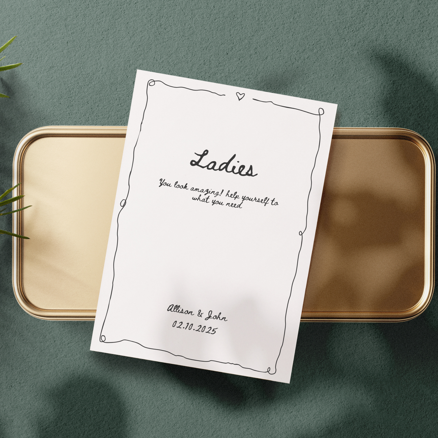 Wedding Stationery 12 Pack - Handdrawn Style - Canva Templates (4 Sizes)