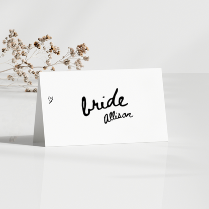 Wedding Table Stationery Bundle – Customizable Canva Templates - Handdrawn Theme (Multiple Designs)